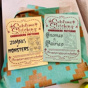 Sublime Stitching Embroidery Patterns